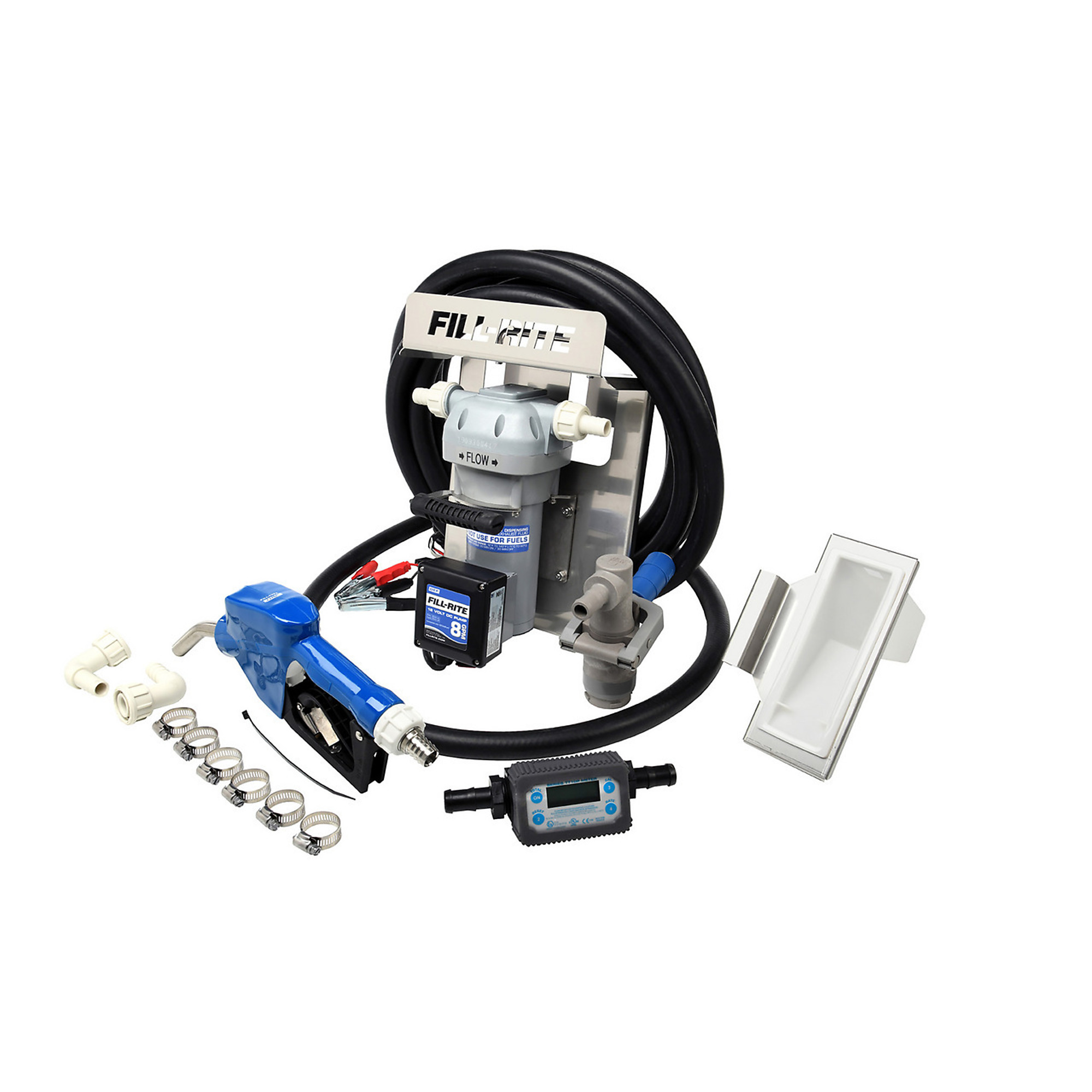 Fill-Rite, 12V DC DEF Transfer Pump Kit, Max. Flow 8 GPH, Volts 12 Model# DF012CAT520B